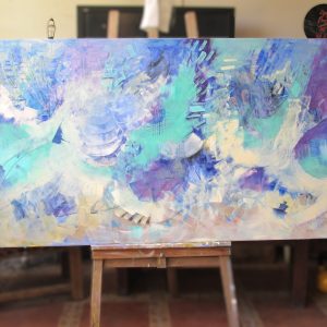 Doves. Acrylic 150 x 200 cm