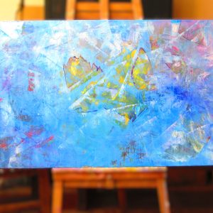 Ocean. Acrylic 80 x 126 cm