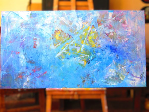 Ocean. Acrylic 80 x 126 cm