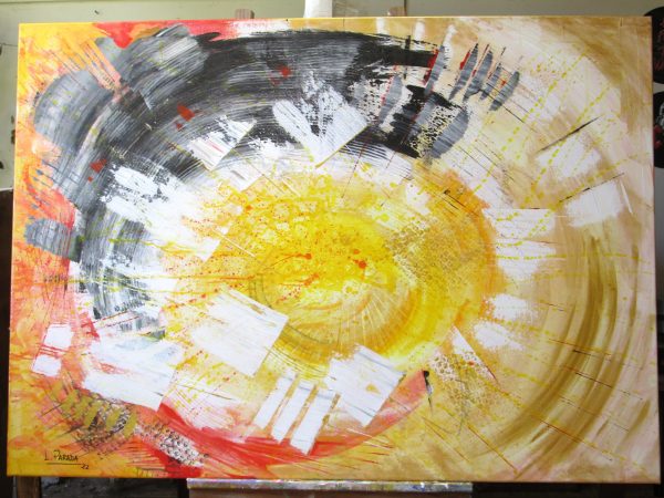 Whirl. Acrylic 80 x126 cm